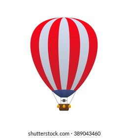 Hot air balloon - Vector illustration