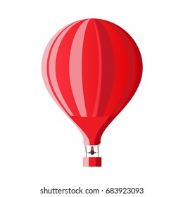hot air balloon. vector illustration