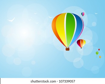 Hot air balloons