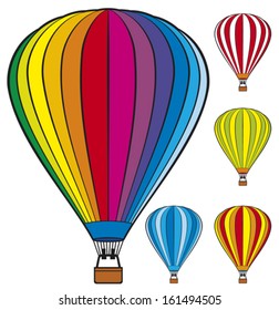 hot air balloons