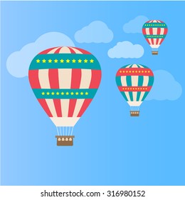 Hot air balloons