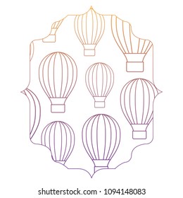 hot air balloons pattern