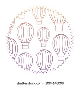 hot air balloons pattern