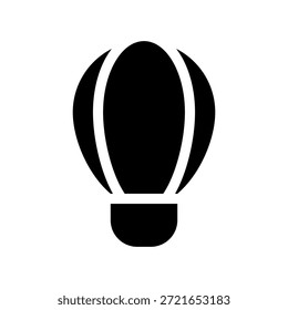 Ilustración de diseño de símbolo de Vector de globo de aire caliente