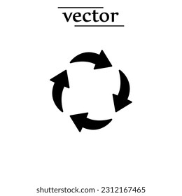 hot air circulation icon - vector illustration on white background..eps