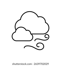 Hot Air Icon vector stock illustration