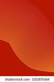 Hot background advertising brochure design elements. Lines & circle intersection structure graphic form for elegant flyer. Vector illustration EPS 10 for booklet layout page, wellness theme leaflet