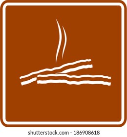 hot bacon sign