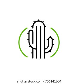 hot barbed cactus logo