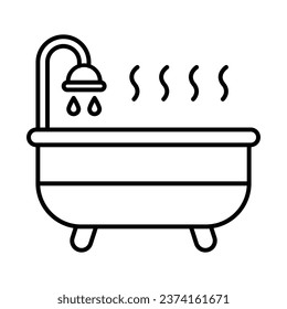Diseño De Icono De Bath Caliente Para Uso Personal Y Comercial