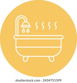 Hot Bath Icon Design For Personal And Commercial Use