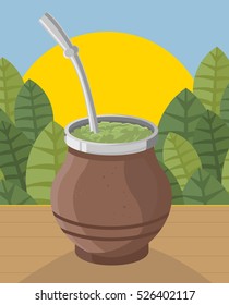 hot beverage argentinian yerba mate