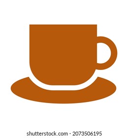 Hot beverage emoji isolated vector illustration