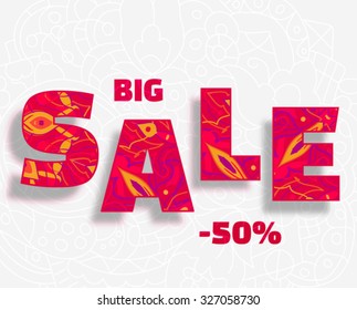 hot big sale doodle background