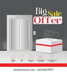 hot and big sale offer template