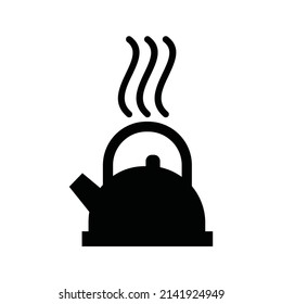 hot boiled water icon vector design