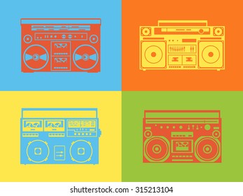 Hot boombox pattern