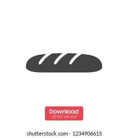 Hot bread icon