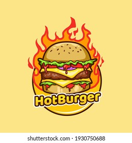 hot burger hamburger fast food