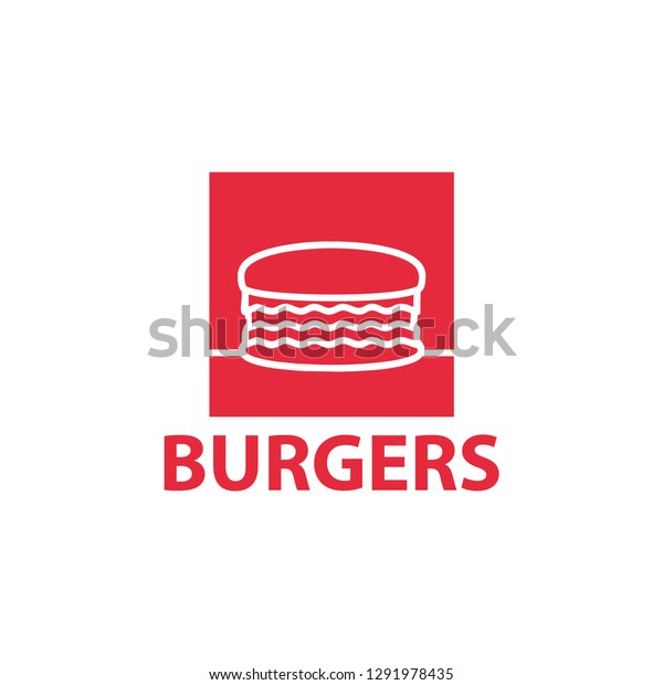 Hot Burgers Vector Logo Fast Food Stock Vector Royalty Free 1291978435 Shutterstock 5907