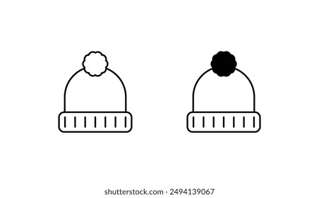 Hot Cap icon design with white background stock illustration