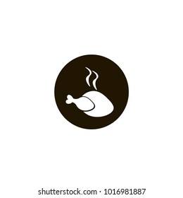 Hot Chicken icon. flat design