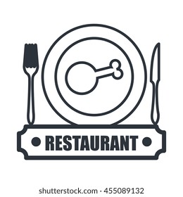 hot chicken meat isolated icon design, vector illustration  graphic 