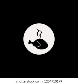 Hot Chicken vector icon. flat Hot Chicken design. Hot Chicken illustration for graphic 