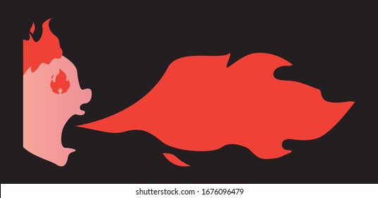 Hot Chili Boy Illustration Vector Art