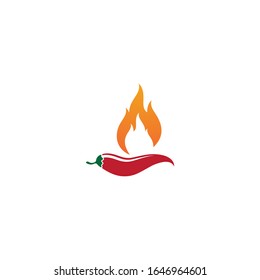 Hot Chili illustration logo vector template