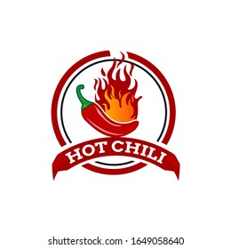 Hot Chili logo designs concept vector, Fire Chili logo symbol, Spice food symbol icon