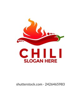 Hot Chili logo designs concept vector, Spicy Pepper logo designs template