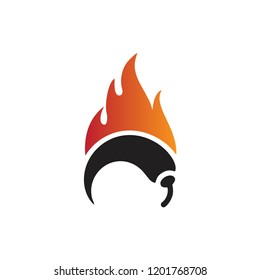 hot chili logo icon designs vector