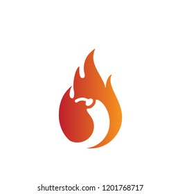 hot chili logo icon designs vector