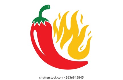 Hot chili logo icon vector template