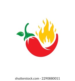 Hot chili logo images illustration design