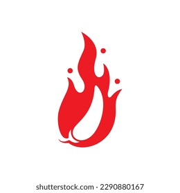Hot chili logo images illustration design