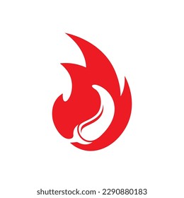 Hot chili logo images illustration design