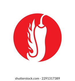 Hot chili logo images illustration design