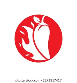 Hot chili logo images illustration design