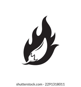 Hot chili logo images illustration design