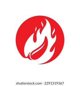 Hot chili logo images illustration design