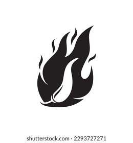 Hot chili logo images illustration design