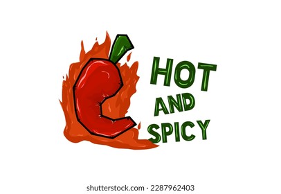 Hot Chili logo, roasted Chili logo, and extra hot Chili