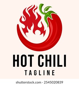 hot chili logo. spicy food design, sauce label	
