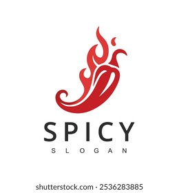 Hot Chili logo, Spicy Pepper logo designs template