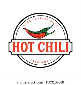 Hot Chillout Logo Vorlage Vektorgrafik-Design