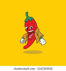 hot chili mascot for commercial use