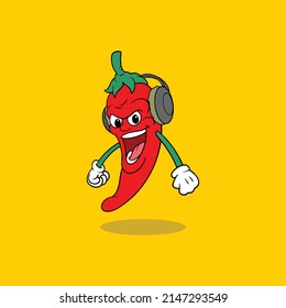 hot chili mascot for commercial use