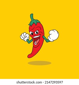 hot chili mascot for commercial use